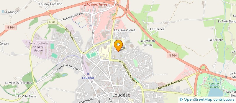 localisation de l'entreprise SCI MAUGAN MILLION à LOUDEAC