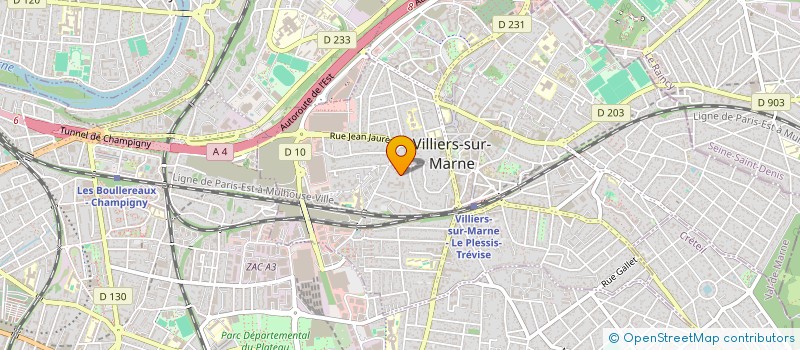 localisation de l'entreprise SCI MAUGER  VILLIERS-SUR-MARNE