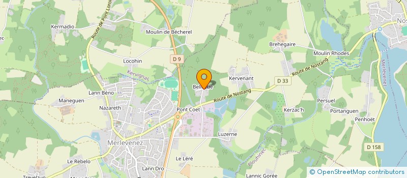 localisation de l'entreprise SCI MAUGERE  MERLEVENEZ