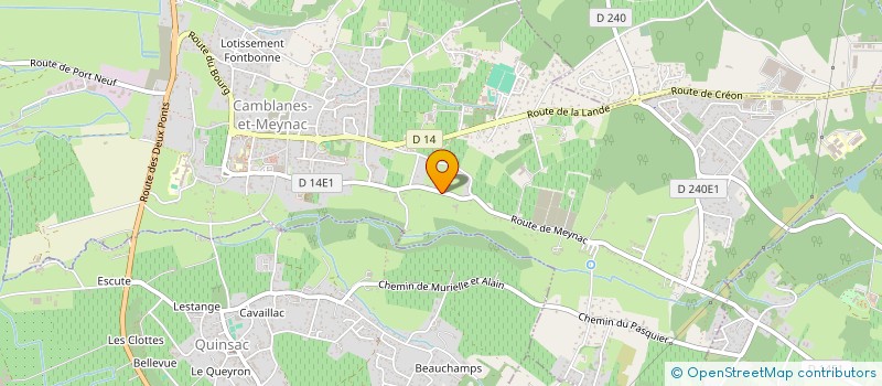 localisation de l'entreprise SCI MAUGEY  CAMBLANES-ET-MEYNAC