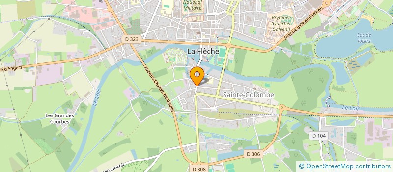 localisation de l'entreprise SCI MAUGIS  LA FLECHE