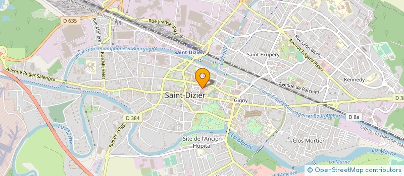 localisation de l'entreprise SCI MAUGUET à SAINT-DIZIER