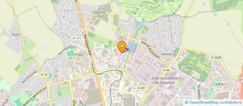 localisation de l'entreprise SCI MAUI  COLLEVILLE-MONTGOMERY