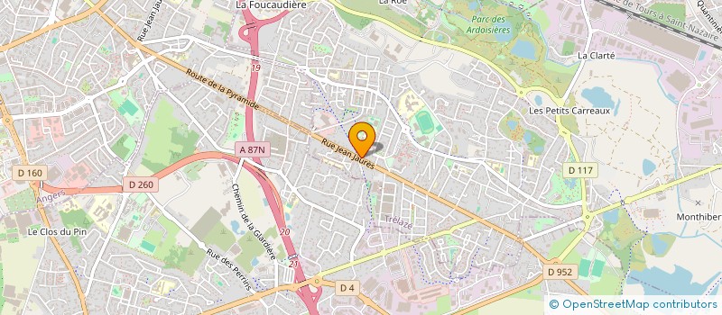 localisation de l'entreprise SCI MAUILLON ZAFIMEHY  TRELAZE