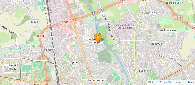 localisation de l'entreprise SCI MAUJEAN  LE MANS