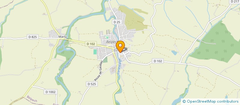 localisation de l'entreprise SCI MAULEON  BELPECH