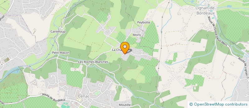 localisation de l'entreprise SCI MAULIN  CENAC