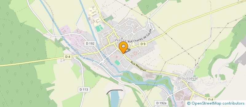 localisation de l'entreprise SCI MAULJEAN à WASSY