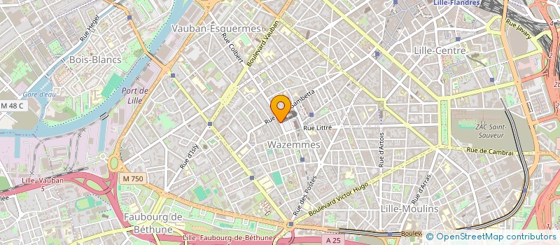 localisation de l'entreprise SCI MAUME à LILLE