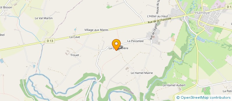 localisation de l'entreprise SCI MAUNY  HAMBYE