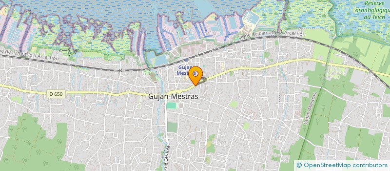 localisation de l'entreprise SCI MAUPANOT  GUJAN-MESTRAS