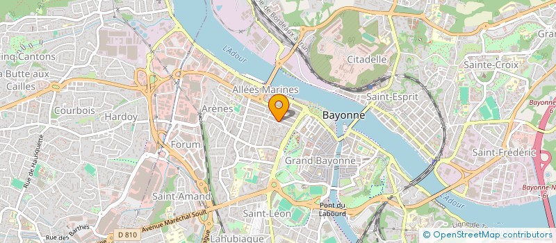 localisation de l'entreprise SCI MAUPAS à BAYONNE