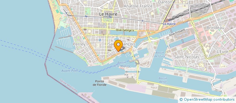 localisation de l'entreprise SCI MAUPASSANT à LE HAVRE