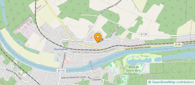 localisation de l'entreprise SCI MAUPERTHUIS  CHARTRETTES