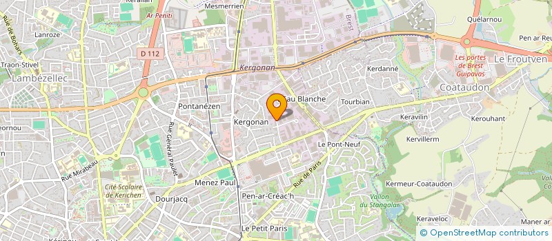 localisation de l'entreprise SCI MAUPERTUIS 14  BREST