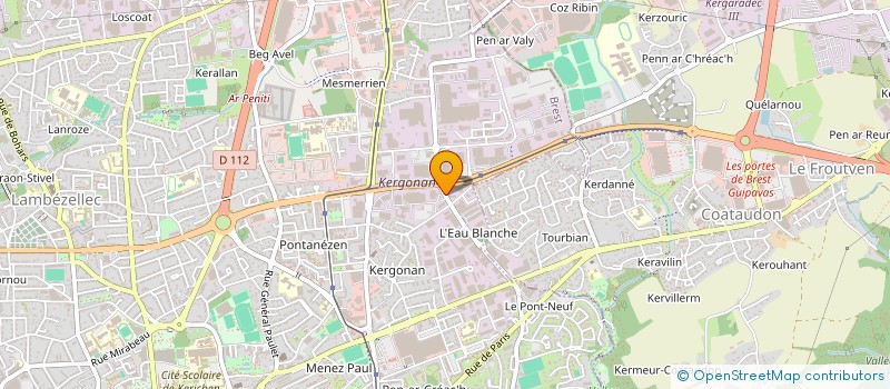 localisation de l'entreprise SCI MAUPERTUIS  BREST