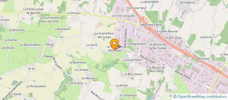 localisation de l'entreprise SCI MAUPIN à COUERON