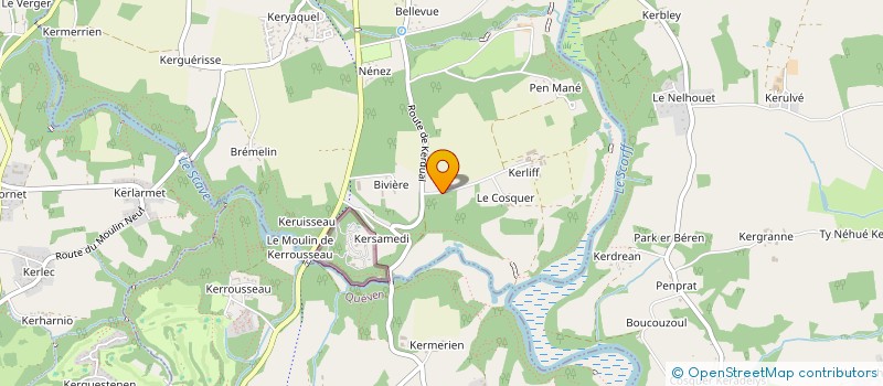 localisation de l'entreprise SCI MAUPITI  PONT-SCORFF