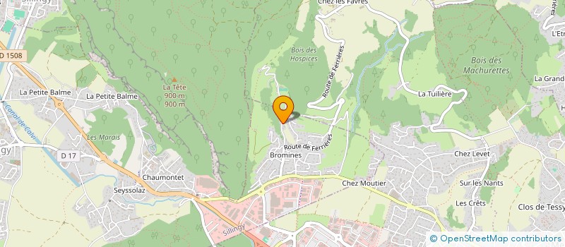 localisation de l'entreprise SCI MAUPITI  SILLINGY