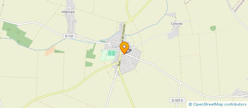 localisation de l'entreprise SCI MAUPOU à DAMMARIE