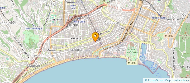 localisation de l'entreprise SCI MAURALI à NICE