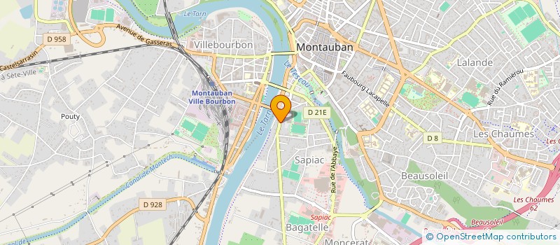 localisation de l'entreprise SCI MAURANES CECILIOT  MONTAUBAN