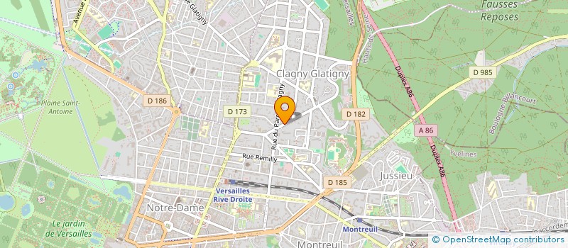 localisation de l'entreprise SCI MAURDICUS à VERSAILLES