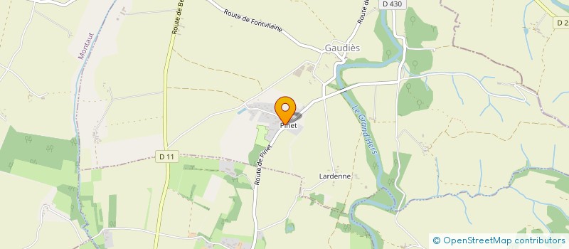 localisation de l'entreprise SCI MAUREL à GAUDIES