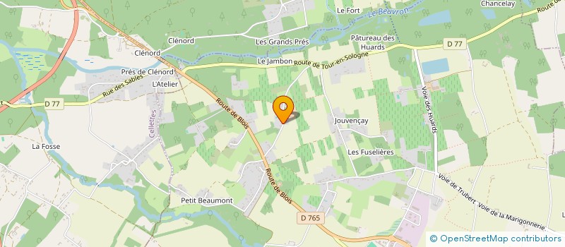 localisation de l'entreprise SCI MAUREL  COUR-CHEVERNY