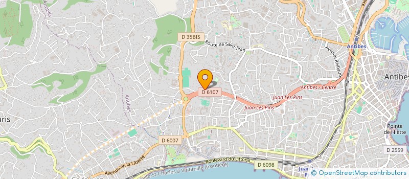 localisation de l'entreprise SCI MAUREL à ANTIBES