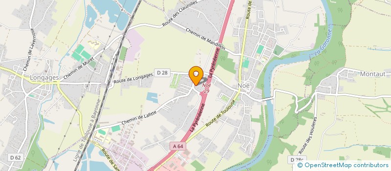 localisation de l'entreprise SCI MAURELL  LONGAGES