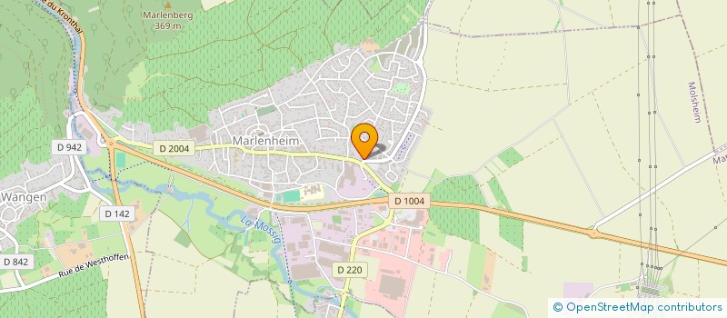 localisation de l'entreprise SCI MAUREMAS  MARLENHEIM