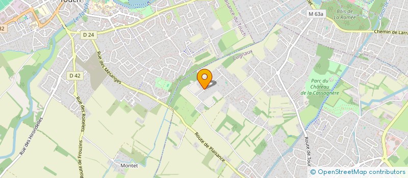 localisation de l'entreprise SCI MAURENS  LONGAGES