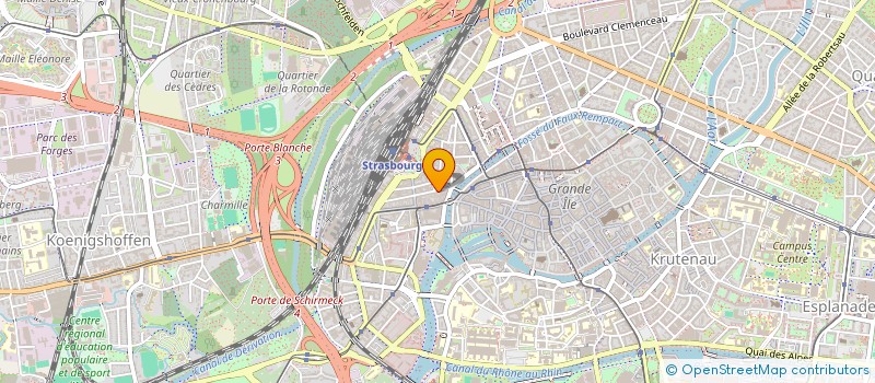 localisation de l'entreprise SCI MAURER-EBEL  STRASBOURG