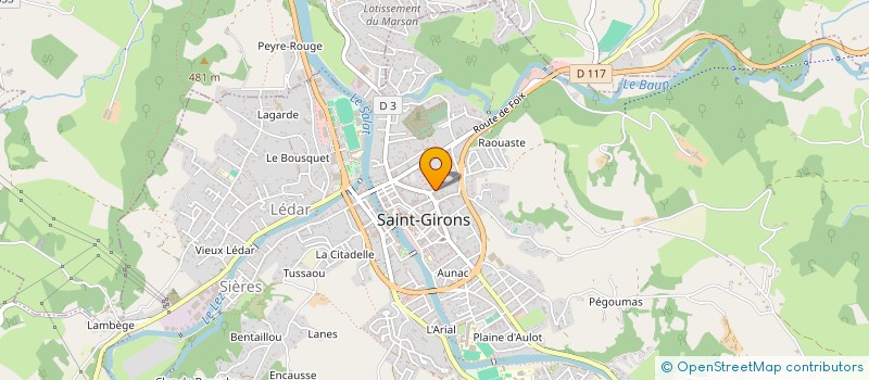 localisation de l'entreprise SCI MAURETTE à SAINT-GIRONS