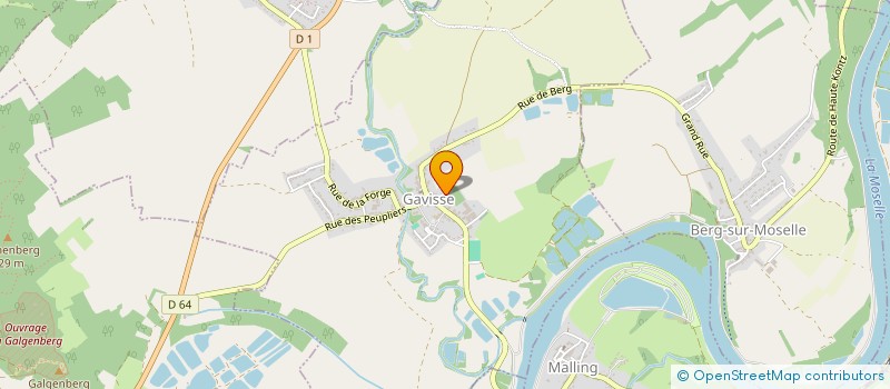 localisation de l'entreprise SCI MAURI - AZA  GAVISSE