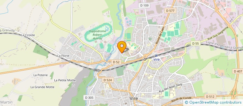 localisation de l'entreprise SCI MAURIAC  VIRE-NORMANDIE