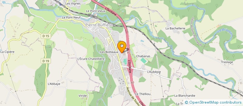 localisation de l'entreprise SCI MAURIAC à SAINT-HILAIRE-BONNEVAL