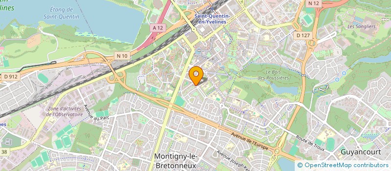 localisation de l'entreprise SCI MAURIAC  MONTIGNY-LE-BRETONNEUX