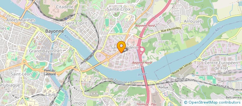 localisation de l'entreprise SCI MAURIAC à BAYONNE