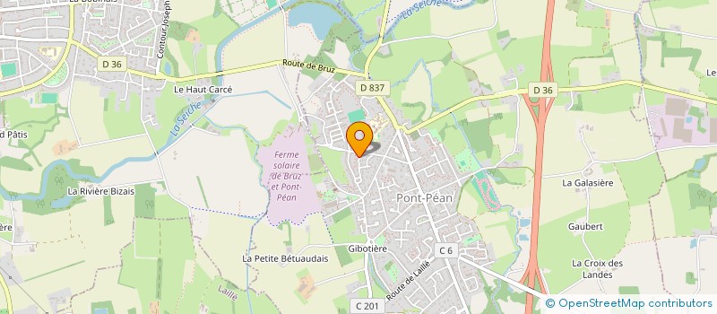 localisation de l'entreprise SCI MAURIAC  PONT-PEAN