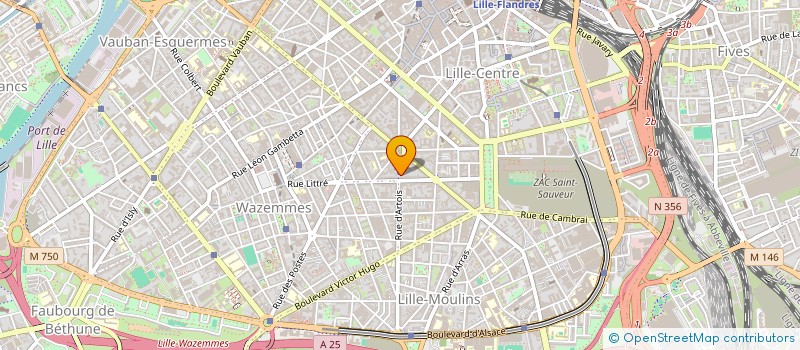 localisation de l'entreprise SCI MAURICE à LILLE