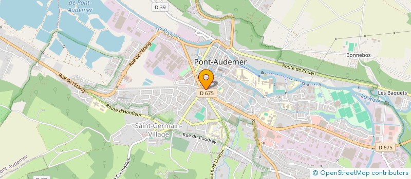 localisation de l'entreprise SCI MAURICE à PONT-AUDEMER