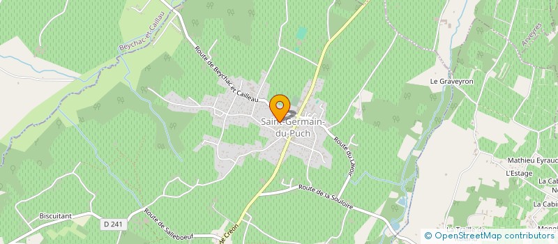 localisation de l'entreprise SCI MAURICE  ST GERMAIN DU PUCH