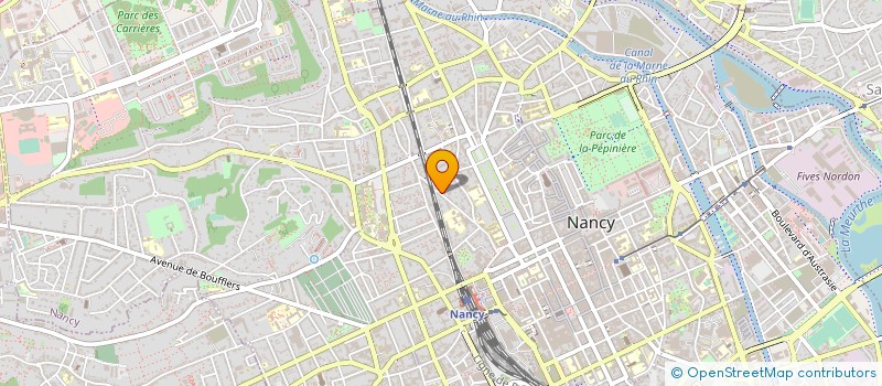 localisation de l'entreprise SCI MAURICE BARRES  NANCY