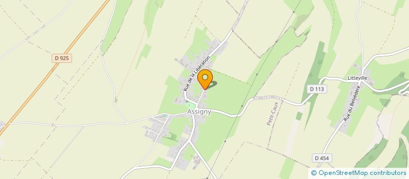 localisation de l'entreprise SCI MAURICE & CO  PETIT-CAUX