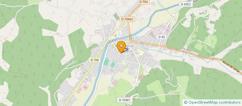 localisation de l'entreprise SCI MAURICE ET PIERRETTE à MONTIGNAC-LASCAUX