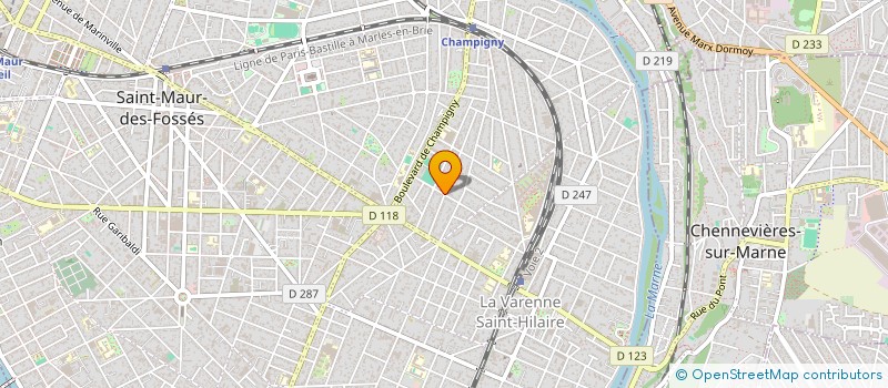 localisation de l'entreprise SCI MAURICE ET ZAHRA à SAINT-MAUR-DES-FOSSES