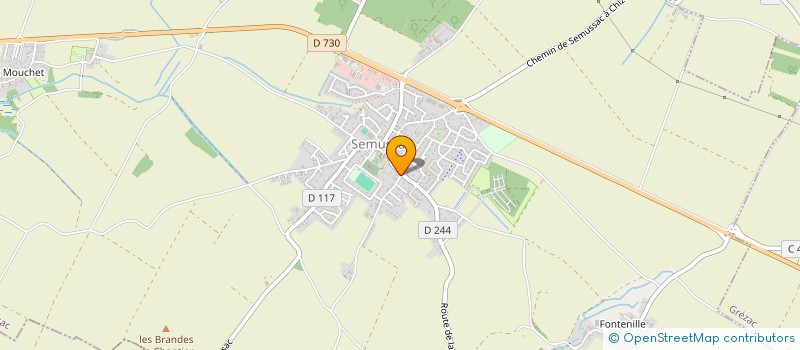 localisation de l'entreprise SCI MAURICE - LAINE  SEMUSSAC