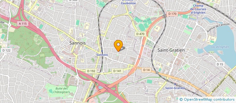 localisation de l'entreprise SCI MAURICE PINTO  SANNOIS